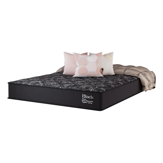 Colchon Sommier 2 Plazas Resortes 26cm Altura Hasta 130kg