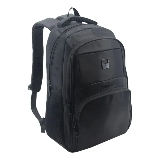 Mochila Unicross Urbana Porta Notebook Con Puerto Usb Oficina Universidad Color Negro Diseño De La Tela Liso 24 Litros