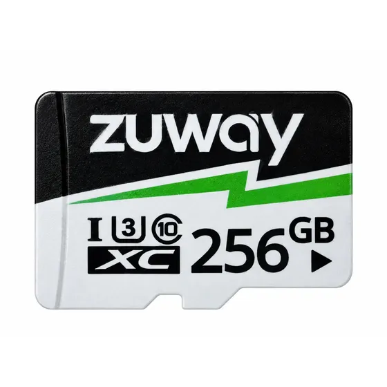 Tarjeta MicroSD ZUWAY 256GB Clase 10 U3 para Nintendo Switch y Video 8K