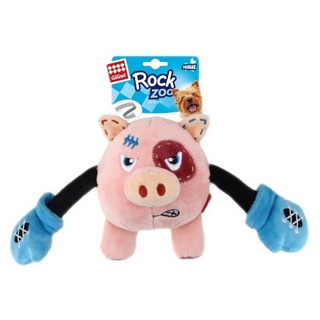 Juguete Para Perro Gigwi Rock Zoo Pig Small Squeak Juguete Para Perro Gigwi Rock Zoo Pig Small Squeak