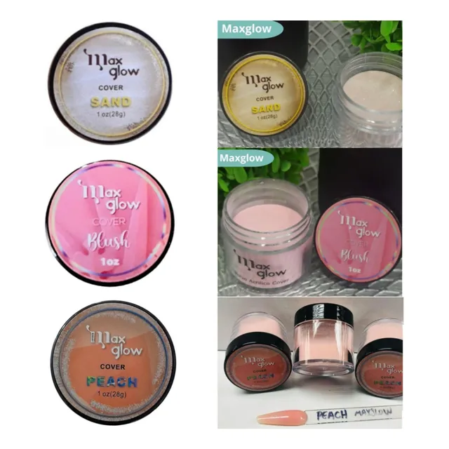 Polvo Acrílico Max Glow, Resina, Sistema De Uñas Acrílicas 