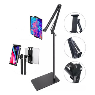 Soporte Suelo Ajustable Para iPad O Teléfono 360 Grados Soporte Suelo Ajustable Para iPad O Teléfono 360 Grados