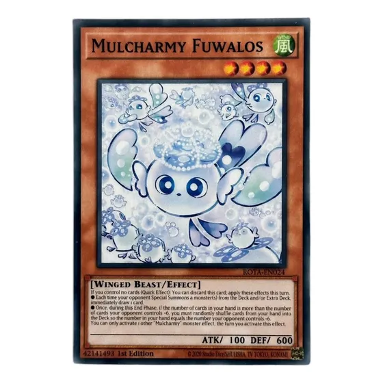 Yu-gi-oh! Mulcharmy Fuwalos Rareza Común Replica