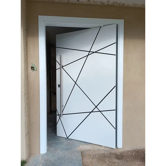 Puertas De Madera Maciza Pivotantes En Mdf Modelo Cataleya 