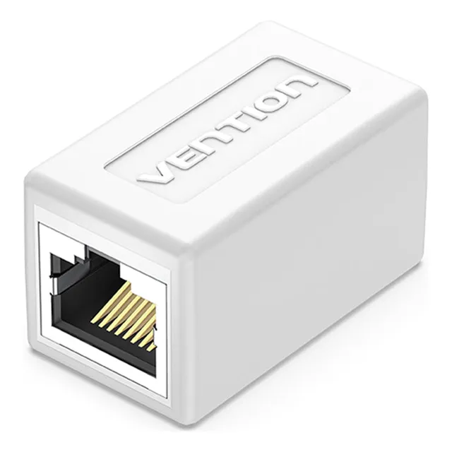 Vention Adaptador Union Rj45 Cat6/cat5e Ftp Lan Blanco