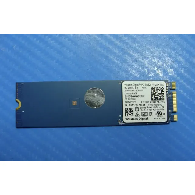 Disco Solido Nvme M.2 De 512gb Western Digital Usado