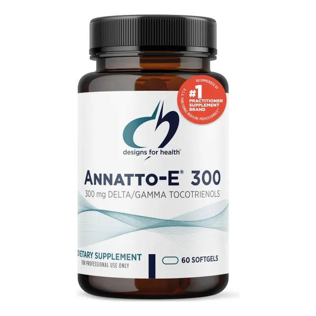 Tocotrienoles Annatto-e 300 Designs For Health 60 Cápsulas Sin Sabor