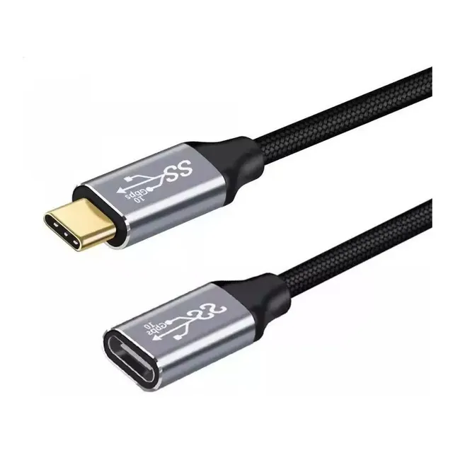 Cable Extensión Usb C 3.1 Gen2 3m 10gbps Pd100w Qc 4.0 4k