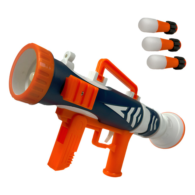 Lançador De Dardos De Brinquedo Infantil Soft Dart X-force Mega Compras Laranja