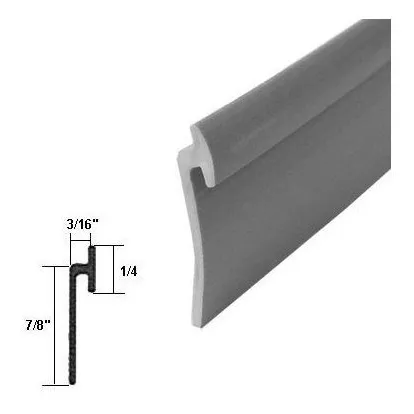 Angulo Gris Para Puerta Ducha Enmarcada  36.0 In Largo