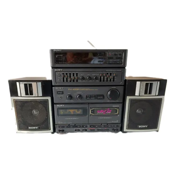 Micro System Sony Fh-433r Hst-h433  Ler Descrição