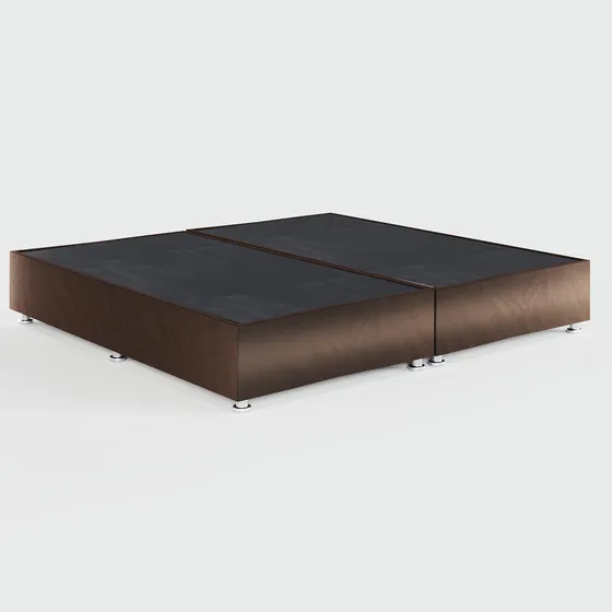 Base Cama Box De Madera Con Tapiz King Size Super Precio 