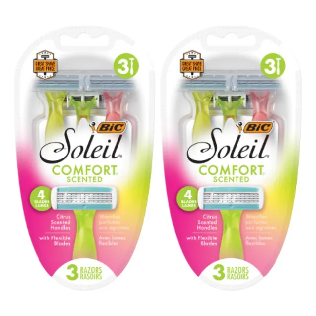 Rasuradoras Desechables Bic Soleil Comfort 6 Rastrillos