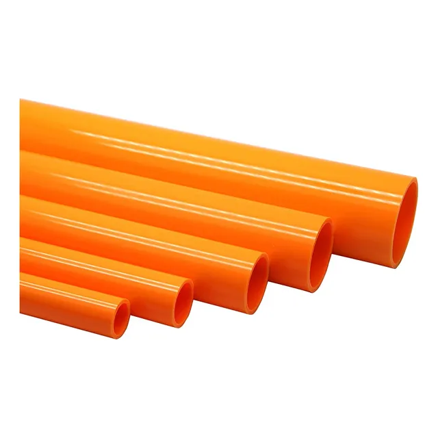 5 In Pvc Pipe Tubo Agua 1.575 Naranja