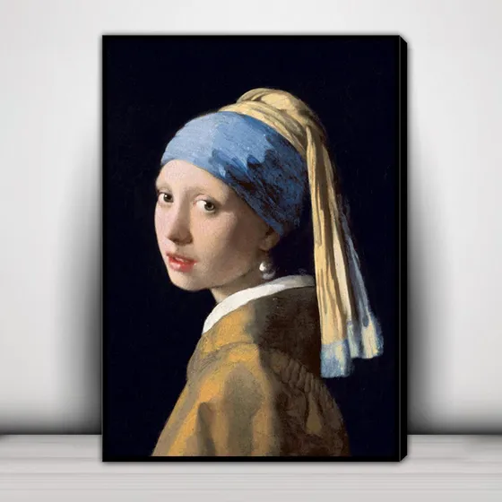Cuadro Decorativo Johannes Vermeer La Chica Pendiente G666