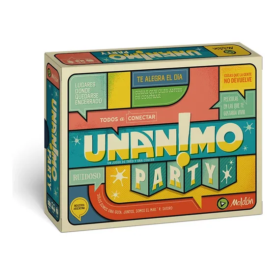 Juego De Mesa Unanimo Version Party Original Maldon