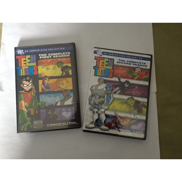 Teen Titans Temporadas 1 Y 2 En Dvd Totalmente Nuevas
