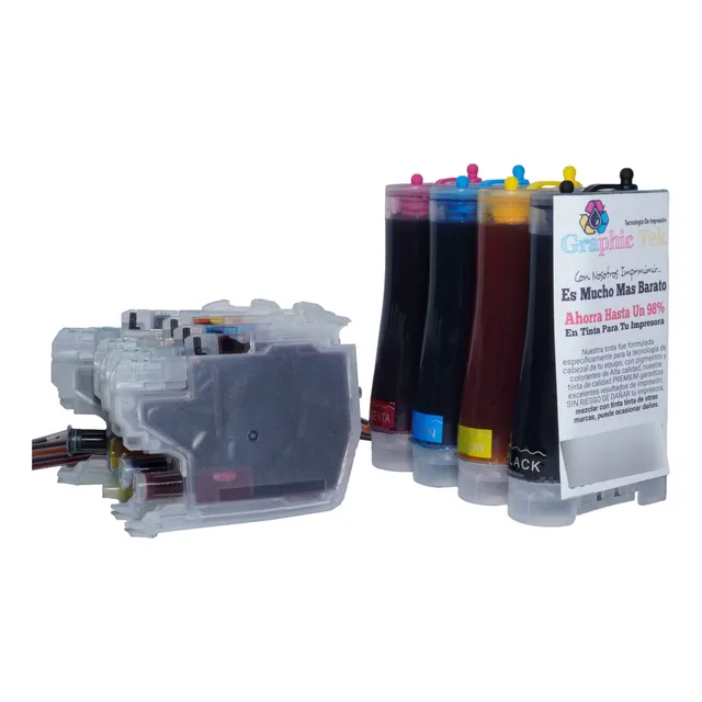 Tinta Continua Compatible Cartucho Lc402 J6940dw J5340 J6540