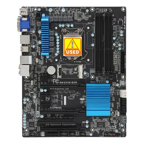 Placa-mãe Gigabyte Ga-z77-hd3 Lga 1155 Usada Ddr3 Z77 Atx | Frete