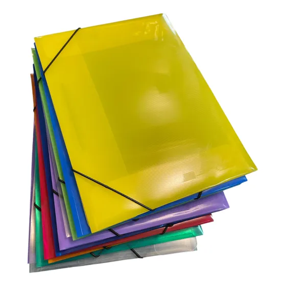 Carpeta A3 3 Solapas Polipropileno C/elástico 43x31 Colores