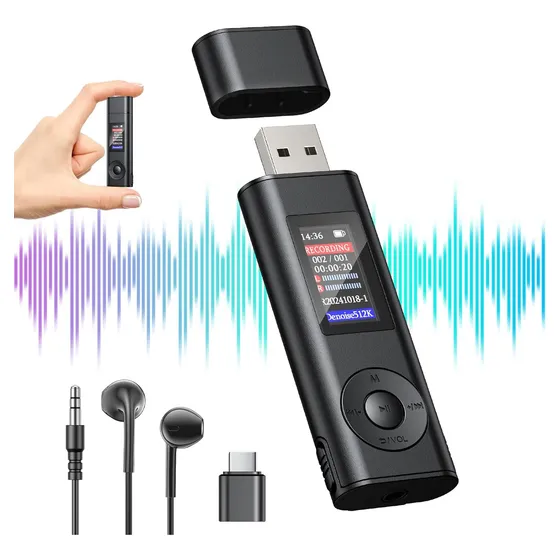Grabadora Inteligente Ai Activada Por Voz 64gb