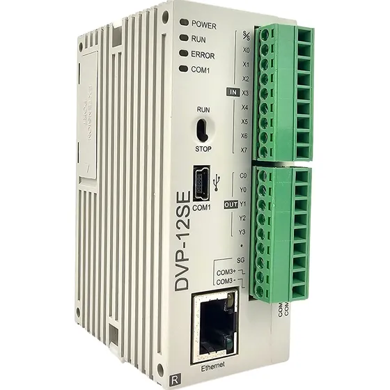 Dvp12se11r Clp Delta 8 Entradas 4 Saídas Relé Ethernet