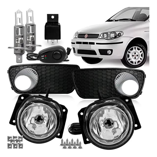 Kit Farol Milha Palio Siena 2004 2005 06 07 08 2009 Promoção