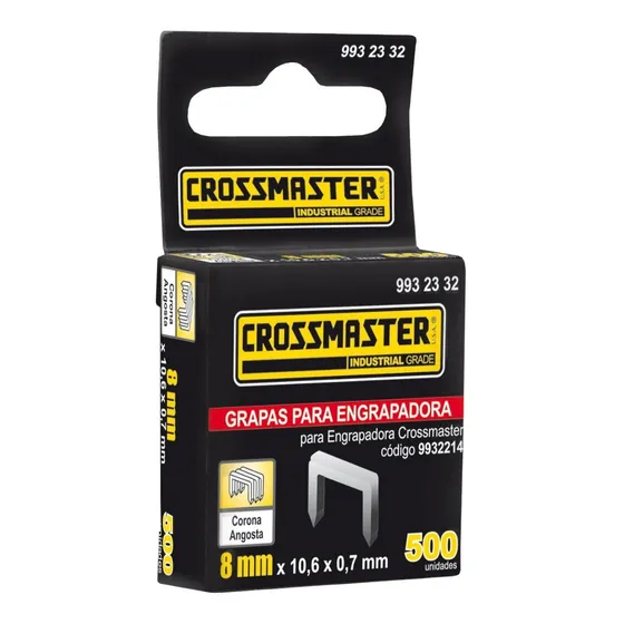 Grapas Rectas 500 Uds 10 X 10,6 Mm Crossmaster Industrial