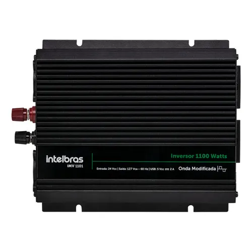 Inversor De Tensão 1100w Imv 1101 24vcc P/ 127vac Intelbras
