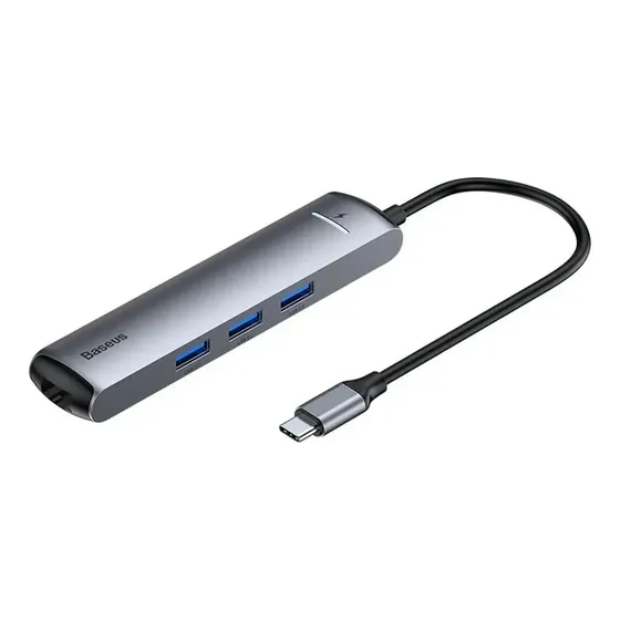 Hub Usb-c Type-c Multifuncional Hdmi + Rj45 + Usb Baseus Mac