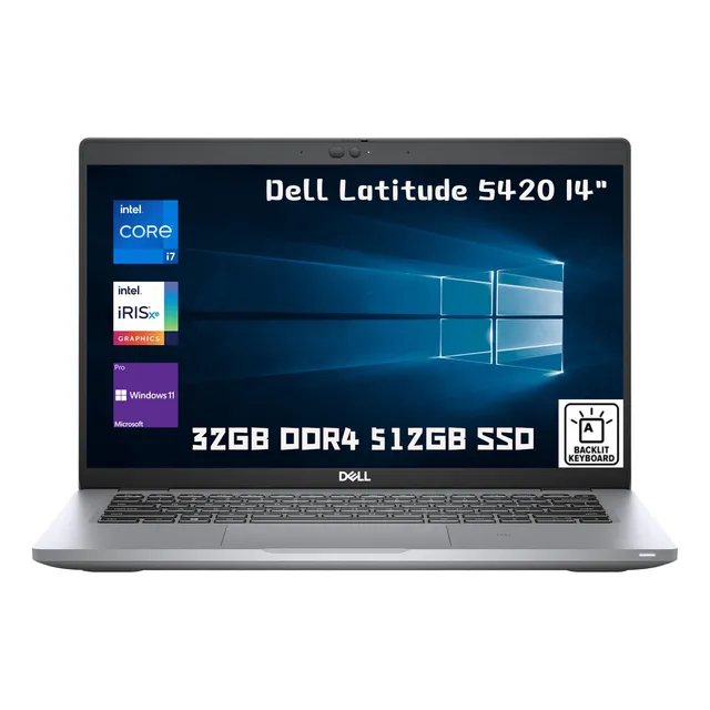 Dell Latitude 5420 Core I7 1185g7 32g Ram 512g Ssd Fhd Win11