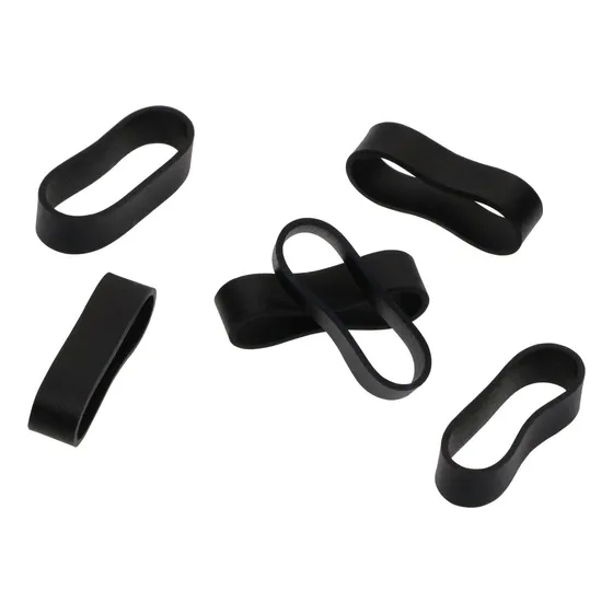 Onlykxy 200pcs Pequeñas Corbatas De Cable De Silicona Negra