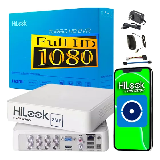 Mini Dvr Hd 8 Canales 1080p Hilook By Hikvision