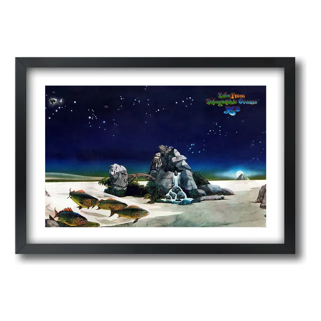 Quadro Banda Yes Jon Anderson Chris Squire Tp Paspatur A1 E