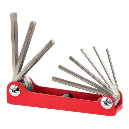 Juego De 8 Llaves Torx Tipo Navaja Truper ALL-9P 15569 Color Plateado
