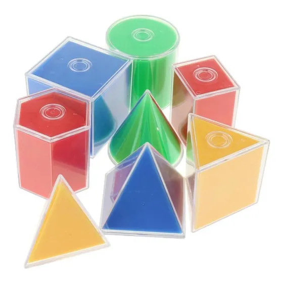 3d Geométrico Sólidos Desmontagem Geometria Formas