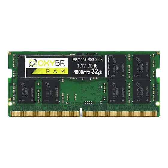 Memória Ram Ddr5 4800mhz 32gb Notebook Oxybr