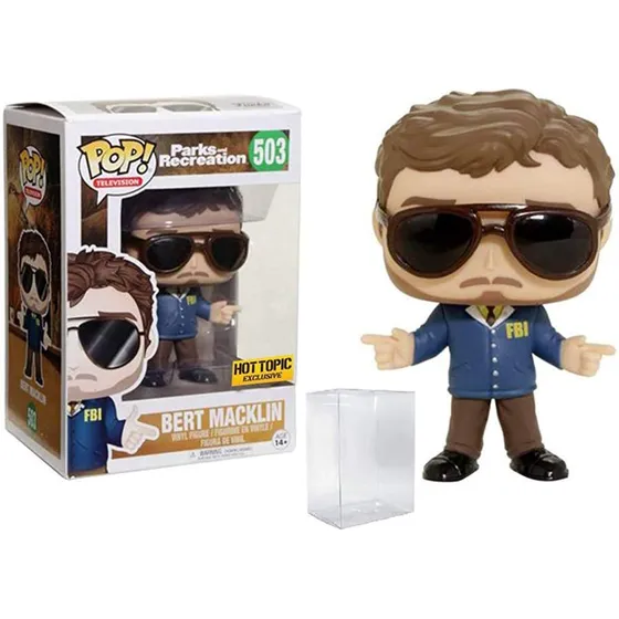 Figura De Vinilo Del Fbi De Bret Macklin, Incluida En Pop Bo