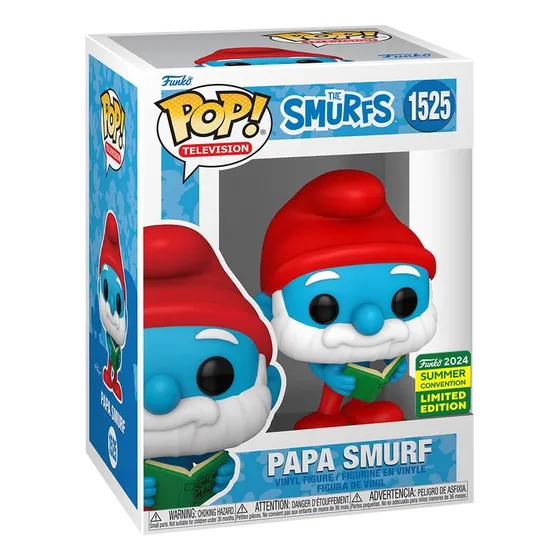 Funko Pop Papa Smurf #1525 Sdcc 2024 Summer Convention Pituf