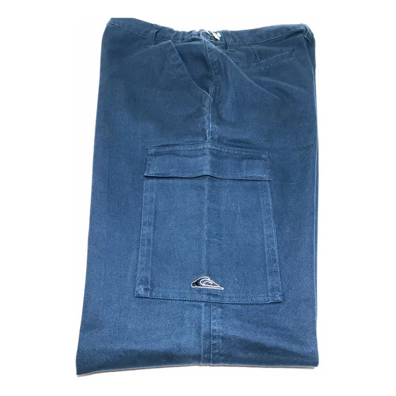 Pantalón Quiksilver Talla Xl ( Niño ) Azul Tela