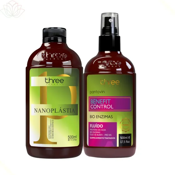 Progressiva Nanoplastia E Reparador Capilar Benefit Control