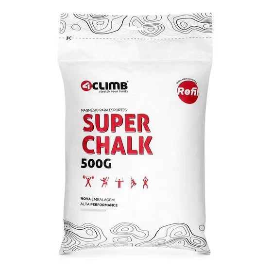 Carbonato De Magnésio - Super Chalk 500g Refil - 4climb