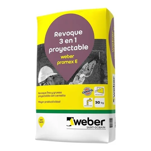 Revoque 3 En 1 Proyectable Promex E Weber 30 K Exterior Mm
