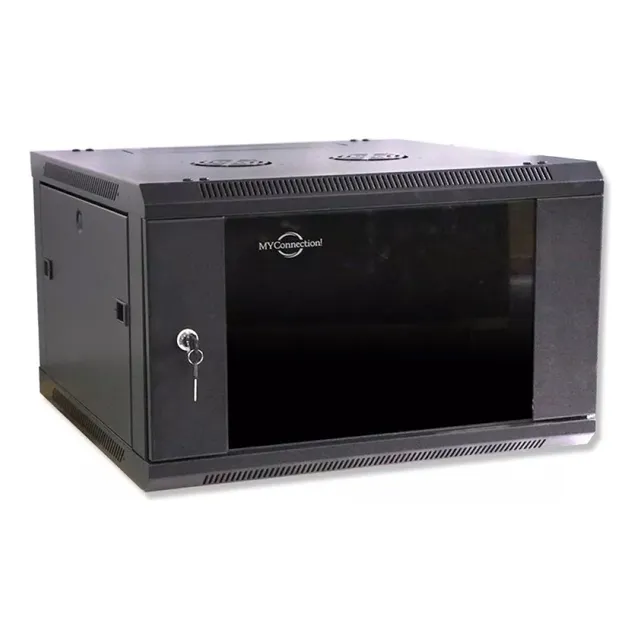Rack Montaje Pared Myconnection 9u Negro Seguridad Espacio