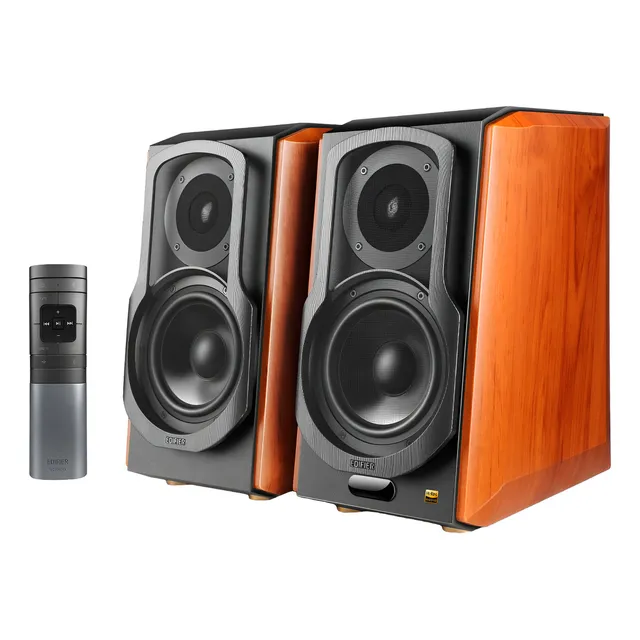 Edifier S1000w Premium Parlante Wi Fi Bluetooth Hi Res Marrón