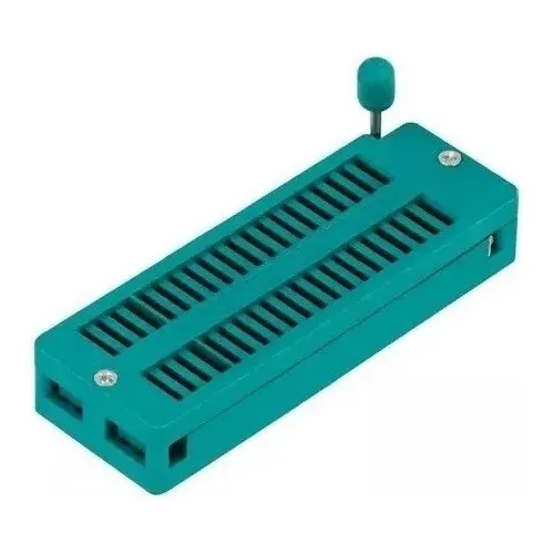 5 X Soquete Zif 40 Pinos Textool  P/ Arduino Avr Pic Eprom