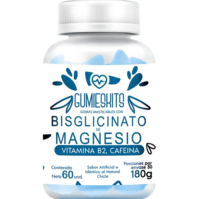 Gomas Bisglicinato Magnesio 180