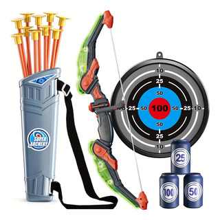 Juguete Set De Tiro Con Arco Infantil Con Luces+10flechas+3 Juguete Set De Tiro Con Arco Infantil Con Luces+10flechas+3