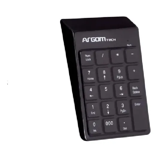Teclado Numérico Usb Retráctil - Argón - Arg - Kb-1076
