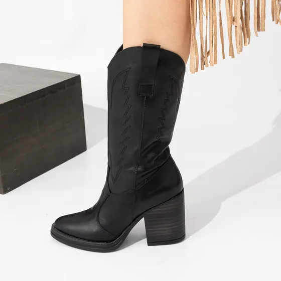 Bota Texana Sintètico Mujer  Bordado Libia Bakanas Shoes